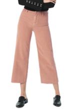 Women's Joe's High Waist Corduroy Crop Flare Pants - Pink