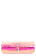Skinny Dip Pink Iridescent Brush Roll, Size - No Color
