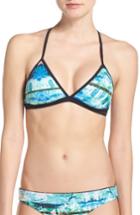 Women's Zella Print Bikini Top