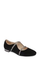 Women's Amalfi By Rangoni Grado Strappy Mary Jane Flat M - Black