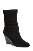 Women's Charles By Charles David Edell Slouchy Wedge Boot .5 M - Black