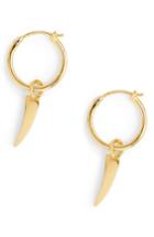 Women's Missoma Mini Dagger Hoop Earrings