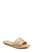 Women's B?rn Brucite Slide Sandal M - Metallic