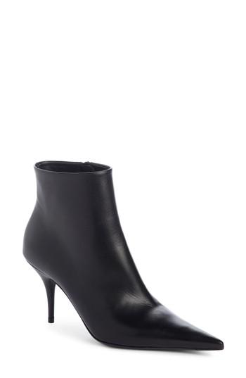 Women's Balenciaga Pointy Toe Bootie .5us / 36.5eu - Black