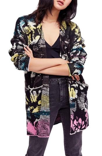 Women's Free People Think Twice Cardigan - Black