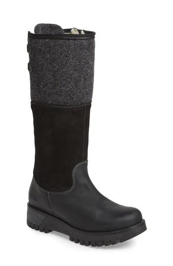 Women's Bos. & Co. 'ginger' Waterproof Mid Calf Platform Boot -8.5us / 39eu - Black