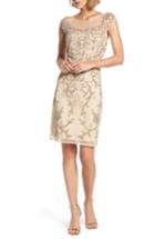 Women's Pisarro Nights Embellished Illusion Sheath Dress
