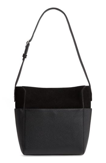 Treasure & Bond Campbell Leather & Suede Bucket Bag - Black