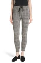 Women's Tracy Reese Houndstooth Ankle Skinny Pants - Black