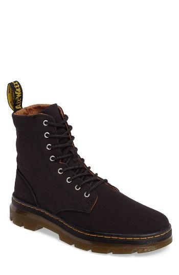 Men's Dr. Martens 'combs' Plain Toe Boot Us / 7uk - Black