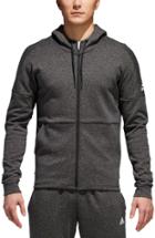 Men's Adidas Id Stadium Zip Hoodie, Size - Black