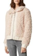 Women's Blanknyc Curly Faux Shearling Jacket - Pink