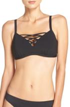 Women's Seafolly Full Figure Underwire Bikini Top Us / 8 Au - Black