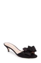 Women's Kate Spade New York Plaza Bow Mule .5 M - Black