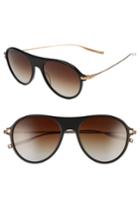 Men's Salt St. Hubbins 55mm Polarized Sunglasses - Matte Black / Brushed Honey