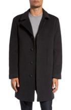 Men's Rodd & Gunn 'archers' Wool Blend Overcoat - Grey