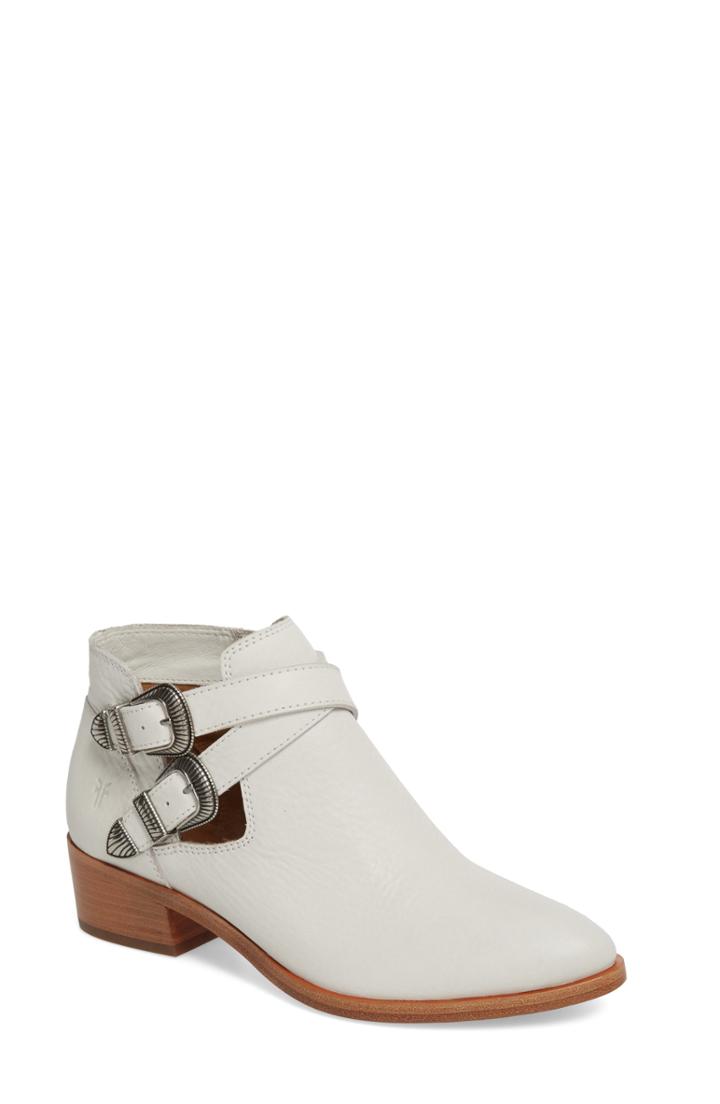 Women's Frye Ray Western Bootie M - White