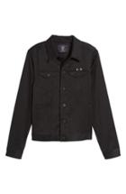 Men's Scotch & Soda Clean Tailored Trucker Jacket - Black