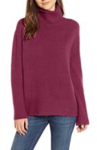 Women's Hinge Bell Sleeve Sweater - Burgundy