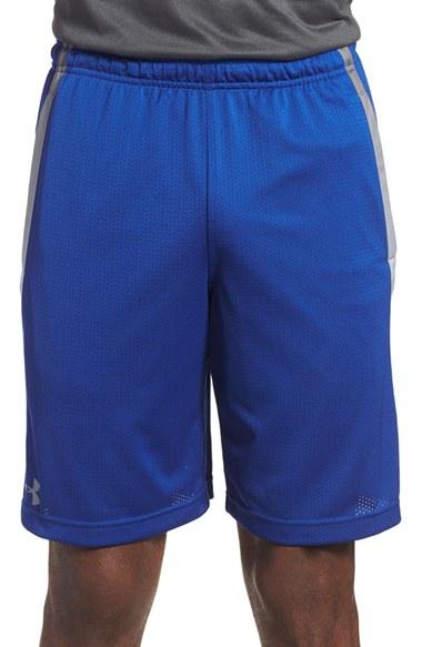 Men's Under Armour 'ua Tech' Heatgear Training Shorts - Blue