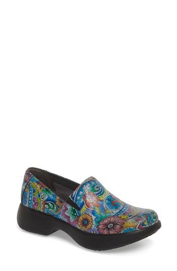 Women's Dansko Winona Slip-on Clog .5-6us / 36eu M - Blue/green