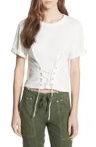 Women's Joie Lizeth Corset Tee - White