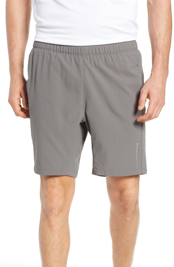 Men's Peter Millar Montreal Action Shorts - Grey