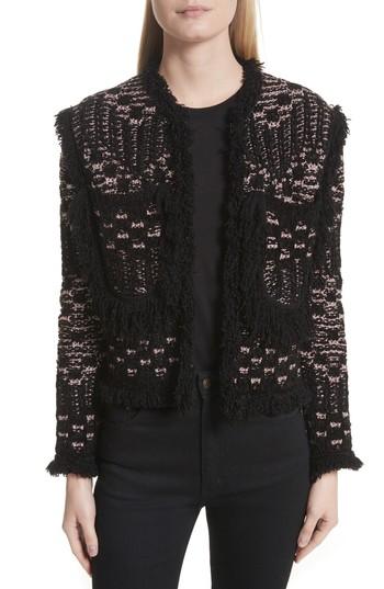 Women's M Missoni Tweed Jacket Us / 40 It - Black