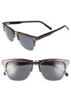 Men's Ted Baker London 53mm Polarized Sunglasses - Silver/ Black/ Tortoise