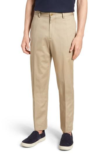 Men's Bills Khakis M2 Classic Fit Vintage Twill Flat Front Pants X 32 - Beige