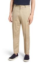 Men's Bills Khakis M2 Classic Fit Vintage Twill Flat Front Pants X 32 - Beige