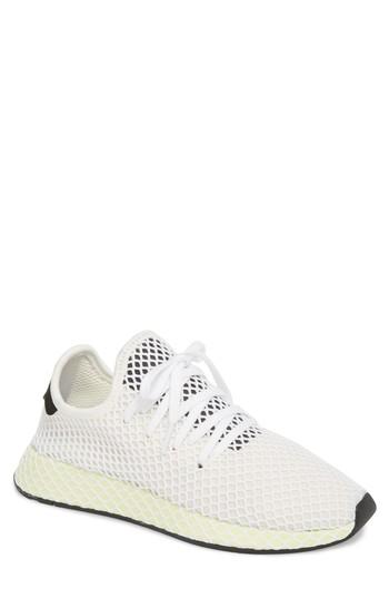 Men's Adidas Deerupt Runner Sneaker .5 M - White
