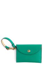 J.crew Leather Coin Purse - Green