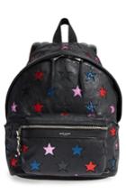 Saint Laurent Mini City California Star Leather Backpack -