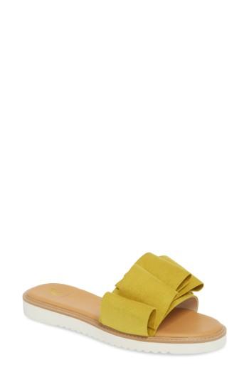 Women's Bc Footwear Fun For All Ages Pleated Sandal M - Yellow