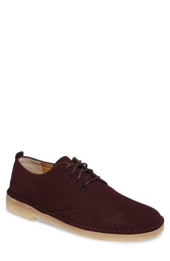 Men's Clarks 'desert London' Plain Toe Derby M - Red