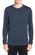 Men's Theory Gaskell Regular Fit Long Sleeve T-shirt, Size - Blue