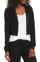 Women's Make + Model Zip Crop Hoodie - Black