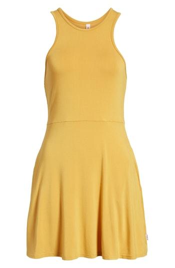 Women's Rvca Iris Racerback Dress - Yellow