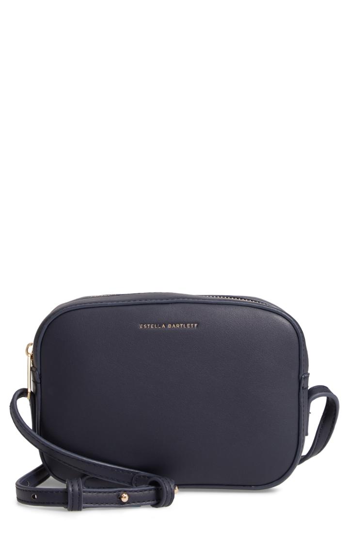Estella Bartlett Faux Leather Box Bag - Blue