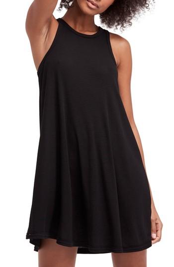 Women's Free People La Nite Tank Dress - Black