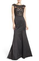 Women's La Femme Embellished Mermaid Gown