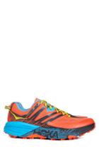 Men's Hoka One One Speedgoat 3 Trail Running Shoe D - Orange