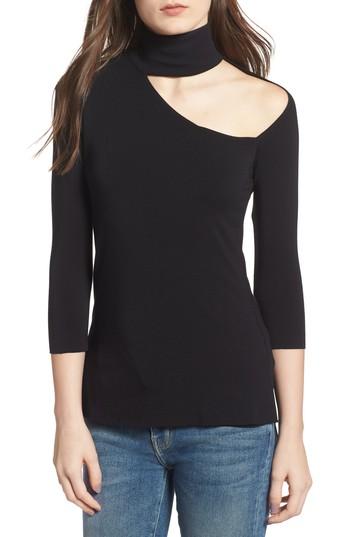 Women's Bailey 44 Infatuation Cutout Turtleneck - Black