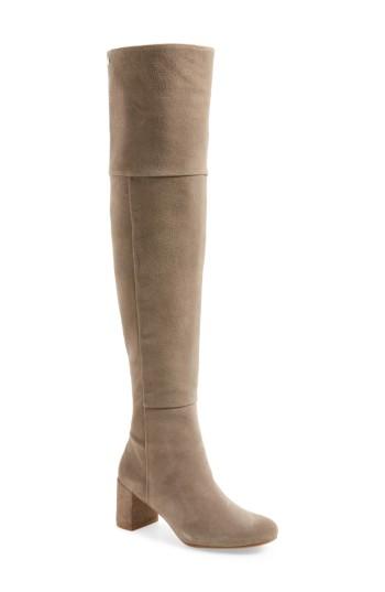Women's Taryn Rose Catherine Over The Knee Boot .5 M - Grey