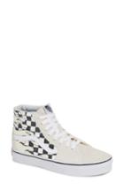 Women's Vans Sk8-hi Checker Sneaker M - White