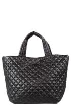 Mz Wallace 'small Metro' Quilted Oxford Nylon Tote - Black