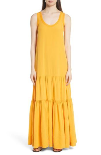 Women's Elizabeth And James Hazel Silk Tank Dress - Yellow