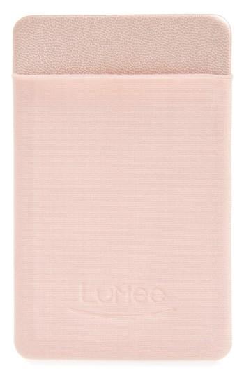 Lumeee Card Phone Pocket - Pink