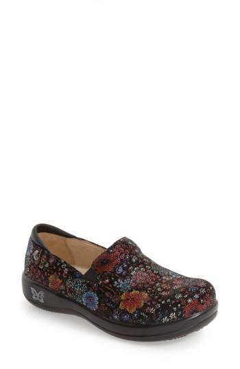 Women's Alegria 'keli' Embossed Clog -5.5us / 35eu - Purple